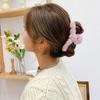 13cm Big Size Pastel Soft Fur Hair Clip 3P SET