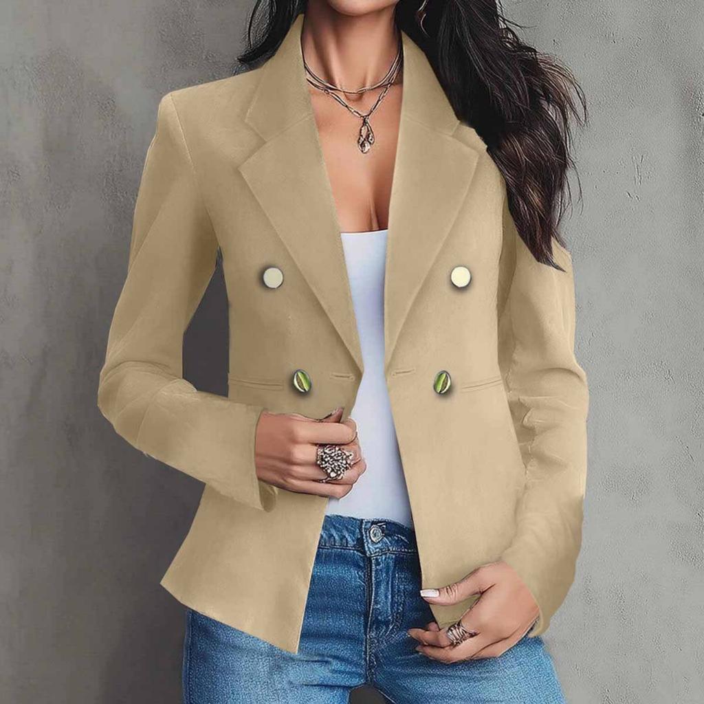 Fashionable Women's Winter Western Double Breasted Suit Women's Clothing