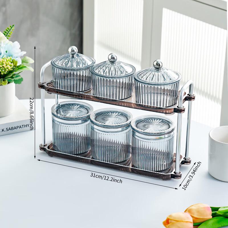 ZISIZ Прозрачная кухонная банка для хранения зерна