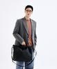 Bedford11Th 15-Inch Storage Functional 2-Way Large Messenger Bag [Black]