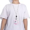 Name Card Keychain Office Supplies Badge Holder Necklace DIY Beaded Lanyard with ID Card Holders Retractable Badge Reel Lanyard