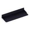 Scissor-Adjustable Sink Water Barrier for Single or Double Bowls with Ribbed Panel, Flexible Form and Return Flows Slope