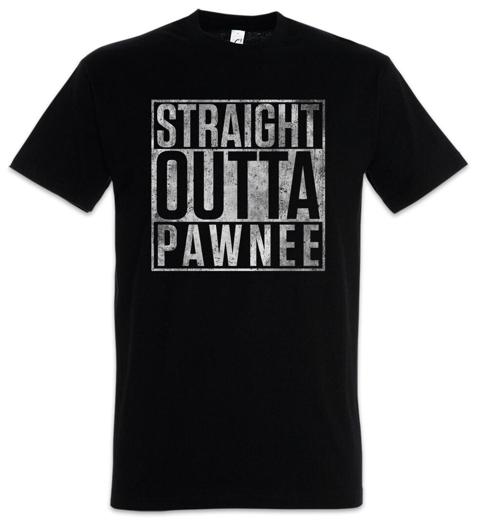 Straight Outta Pawnee Herren T-Shirt Parks And Fun Recreation Rec Greg Michael XS