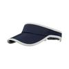 Unisex Outdoor Portable Sunshade Running Sports Sun Hat Monochrome Empty Top Adjustable Visor Hat Tennis Beach Cap