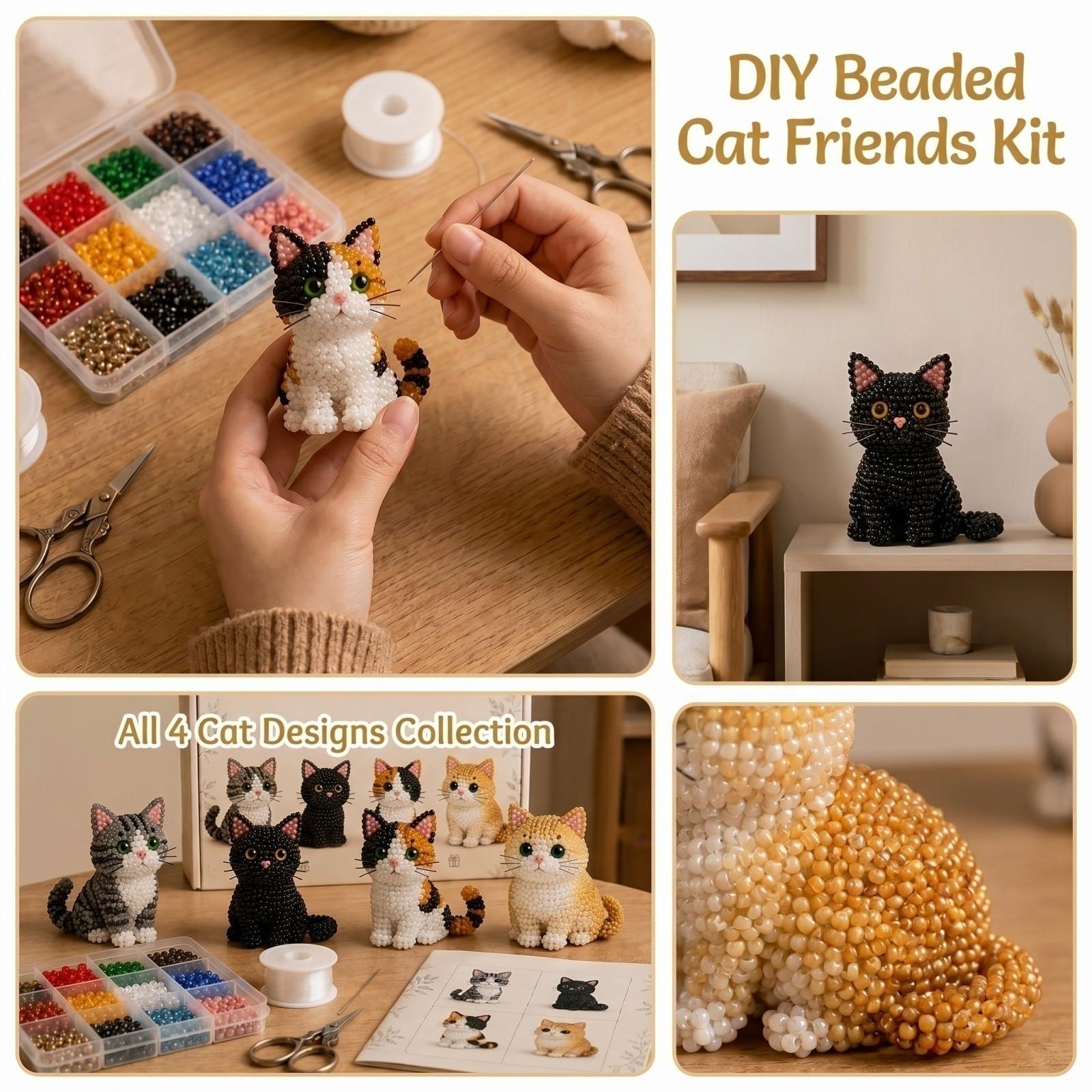 3D Набор Бусин DIY Набор Животных из Бусин для Изготовления Украшений и Творчества One Size
