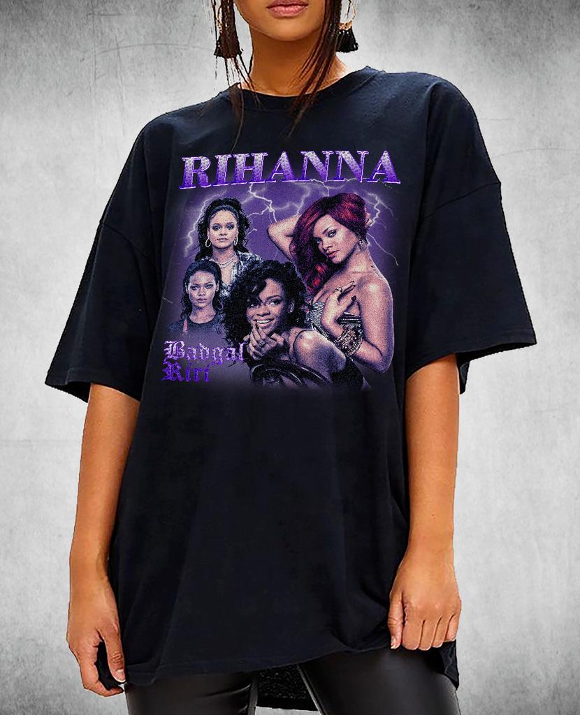 Rihanna Badgal Riri T Shirt Man Woman Man Unisex-