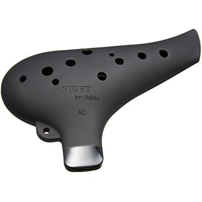 Night by Noble Night Ocarina Plastic AC Black Rubber Finish