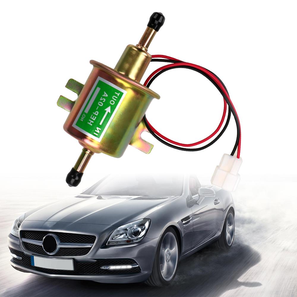 Low Pressure For Car Carburetor Motorcycle ATV Fuel Pump Bolt Fixing Wire Diesel 12V Electric Petrol Pump HEP-02A Fuel System 2