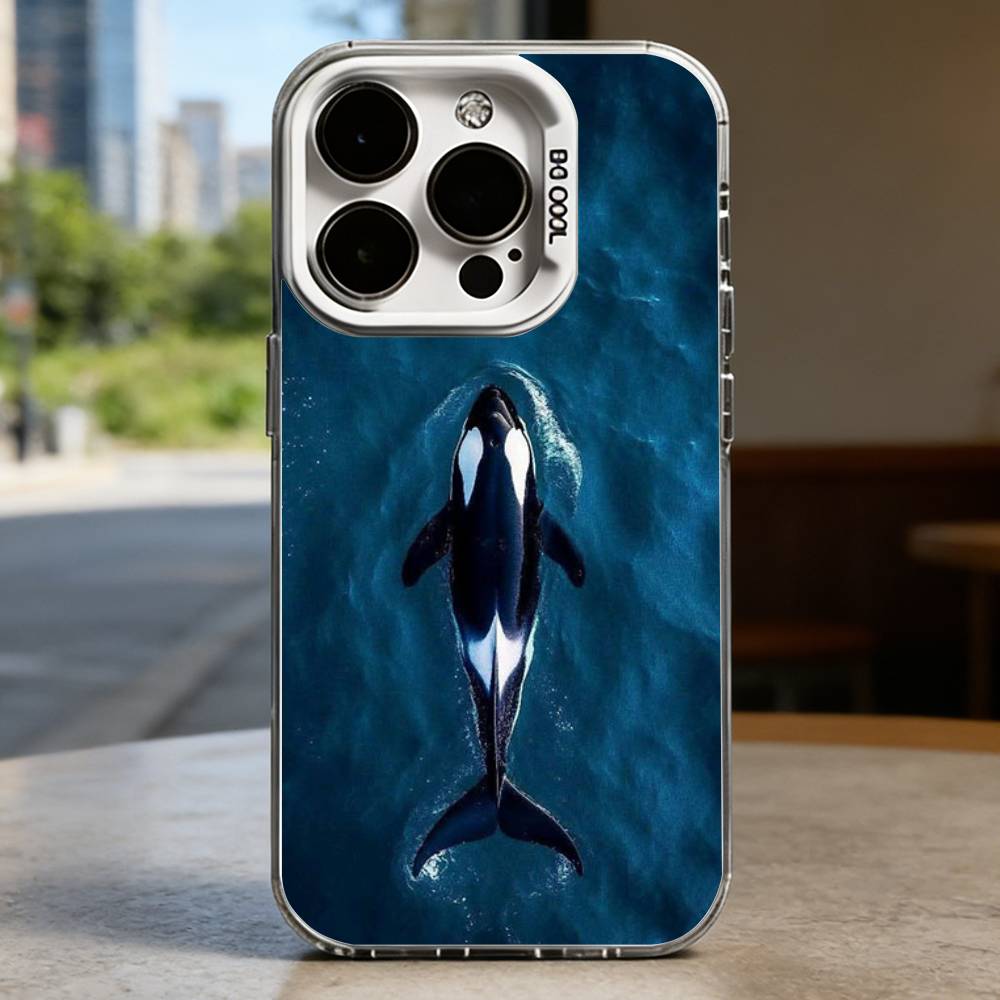 

Beautiful Ocean x Marine Life Hard Phone Case for IPhone 16 15 14 13 12 11 Pro Max Plus16E X XR XS Max shockproof Full Cover iPhone12PROMAX