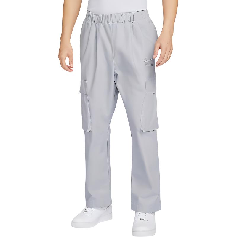 Nike Knitted Breathable Loose Straight Casual Pants Men bottoms Light-Purple DX8053-012