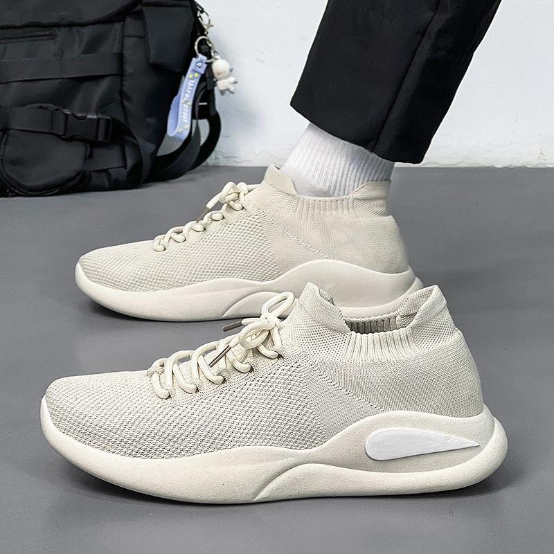 Fashion Mesh Upper Running Male Sports Shoes Gray Unisex Shoe In Promotion Outdoor Cheap Liquidation Wide On Sale Men's Casual Sneakers