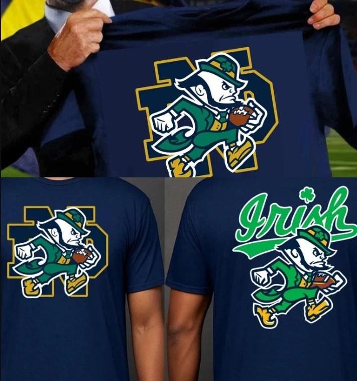 

Notre Dame Fighting Irish 2025 champions short sleeve navy color shirt Unisex T-Shirt XXXXL