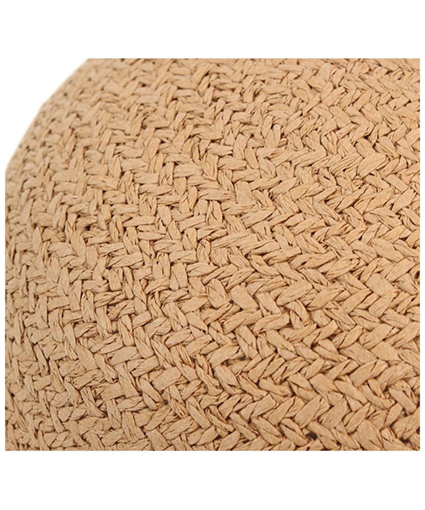 Summer Brown Round Panama Hat