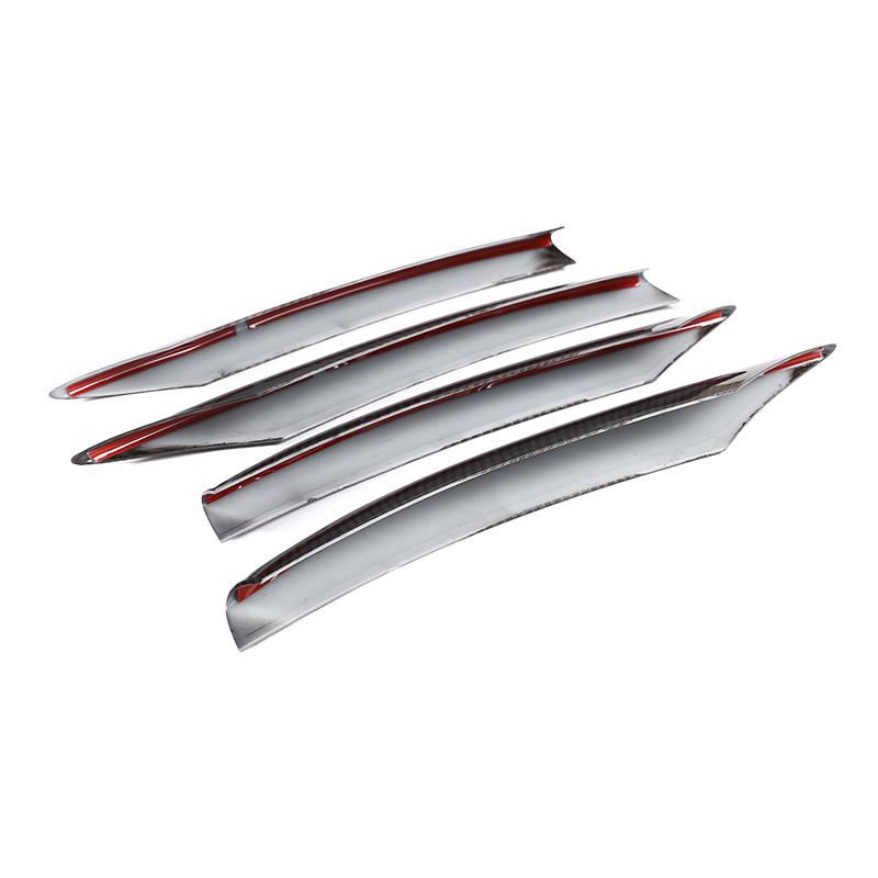 For Mercedes Benz C Class W205 2019-2026ABS Car Styling Front Fog Light Decoration Strips Air Intake Grille Cover Trim Accessory