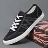 Zapatos Casuales de Hombre para Otoño Tela Cordones Planos 2025 Nuevas Zapatillas para Hombre Diseño de Lujo Zapatos de Lona Clásicos Zapatillas Hombre