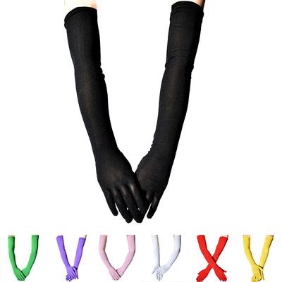 Tanzhandschuhe 57 cm lang mit effektivem Sonnenschutz-Design