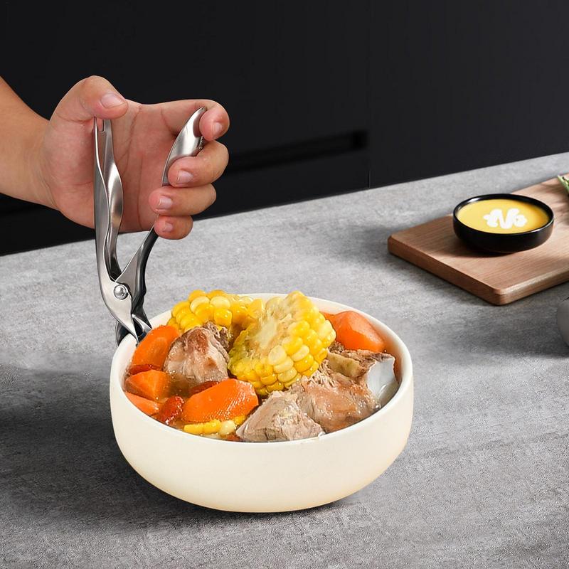 

Bowl Holder Clip Hot Bowl Gripper Hot Dish Plate Clip Anti Heat Safe Anti-Slip Plate Clamp Holder for Fryer Pans Cast Iron Pots CZECH REPUBLIC