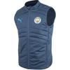 Puma Logo Reißverschlusskragen Ärmellose Weste Herrenwesten Blau 777552-12