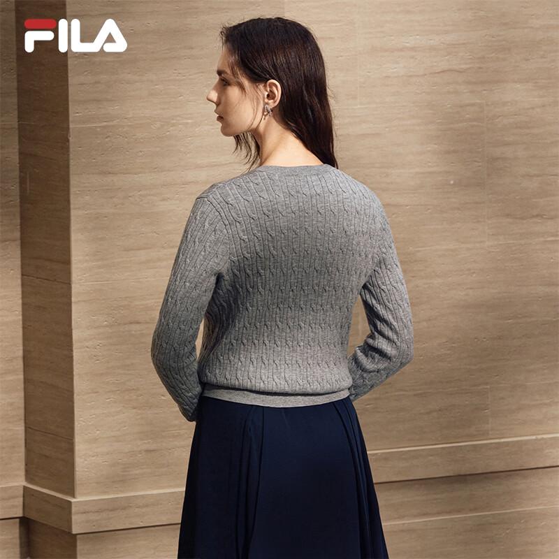 FILA Women's Elegant Cable Knit Cardigan