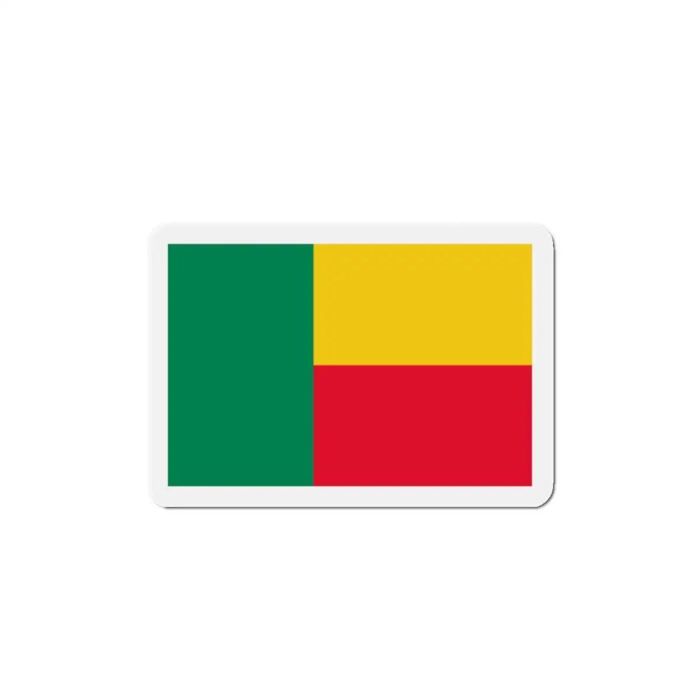 Aimant Drapeau Bénin - Multicolore - 7 Cm - 50 Pièces - Résine Synthétique - Mixte