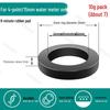 High-Temperature Resistant Silicone Gasket for DN15/20/25 Water Meter Connection (4/6 Points)