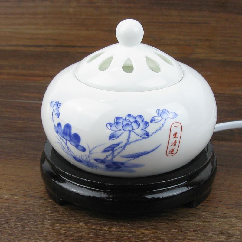 Adjustable Temperature Ceramic Incense Burner & Aroma Diffuser