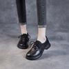 Vintage Leather Single Shoes Flat Women's Shoes