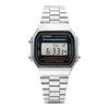 [Casio] A168WA-1WDF (A168WA-1W) Digital Square Vintage Retro Unisex Metal Watch