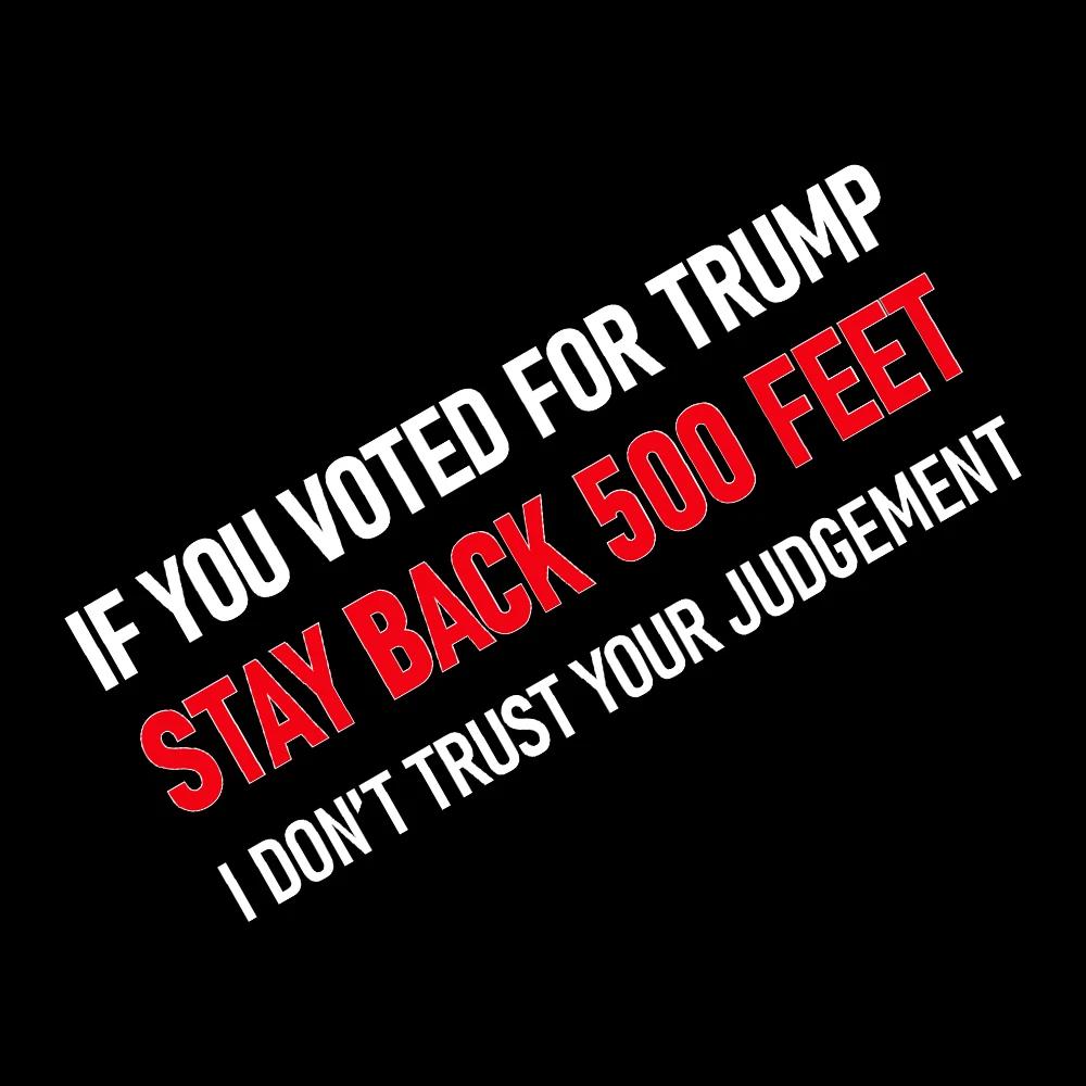 Anti Trump USA US Presidential Election Styling Car Stickers Auto Window Body Laptop Wall Waterproof PVC Decals Auto Accessories