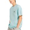 Li Ning Rooovie T Shirts Unisex Ice Clear Blue Crew Neck Moderate Straight Fit AHSSB57-2
