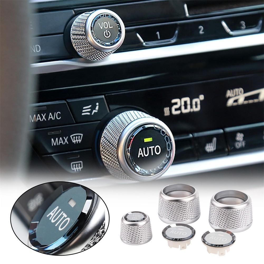 Buton de volum pentru controlul climatizării AC Capac inel de cristal pentru BMW G02 G01 G30 G12