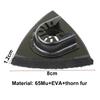 4 Pcs Triangular Sanding Pads 80mm For MultiTool Blades Oscillating Tool Accessories For Power Tool Fore Machine Tool