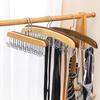 1pcs Household Multi-function Hook Drying Socks Hangers Student Dormitories Multi-clip Trouser Clips Organization Clothes Hanger