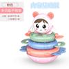 Baby Clutch Ball Rattle Fitness Soft Glue Hand Rattle, Fish Skewer Toothpaste Infant 0-1 Years Old Educational Toy