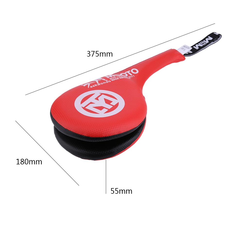 Kids/Adult Taekwondo PU Rebound Sponge Durable Double Kick Pad Target for Tae Kwon Do Karate Kickboxing Sanda Training Target
