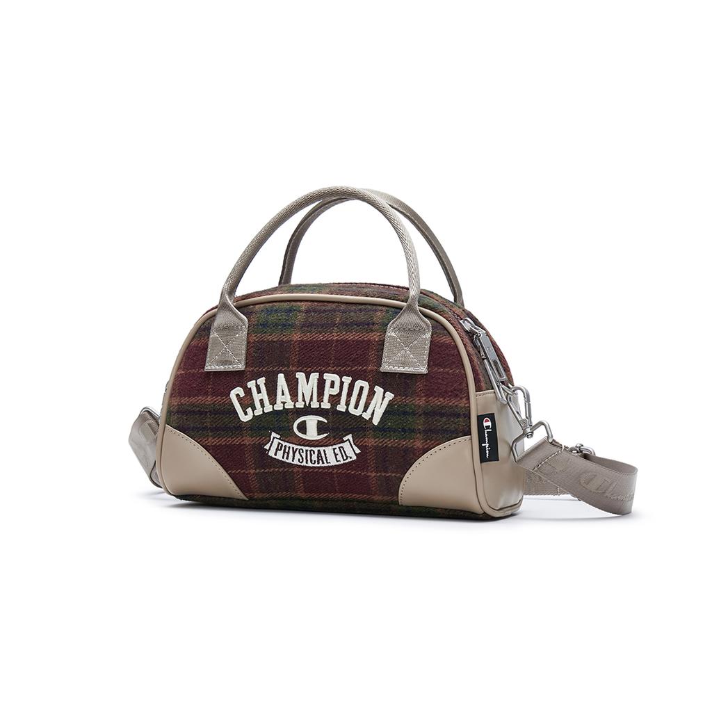 New Champion Fabric, Synthetic Leather Shoulder Bag Unisex Night Umber Red/Light Bone U4DACPU20
