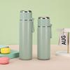 Stainless Tea Drink and Water Separation Sling Vacuum Mug Stylish Portable Student Water Mug Jump Cap Straight Cup Durable