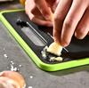 Foldable Double-Sided Thawing Cutting Board 4-in-1 Aluminum Alloy Chopping Board with Knife Sharpener and Garlic Grinder