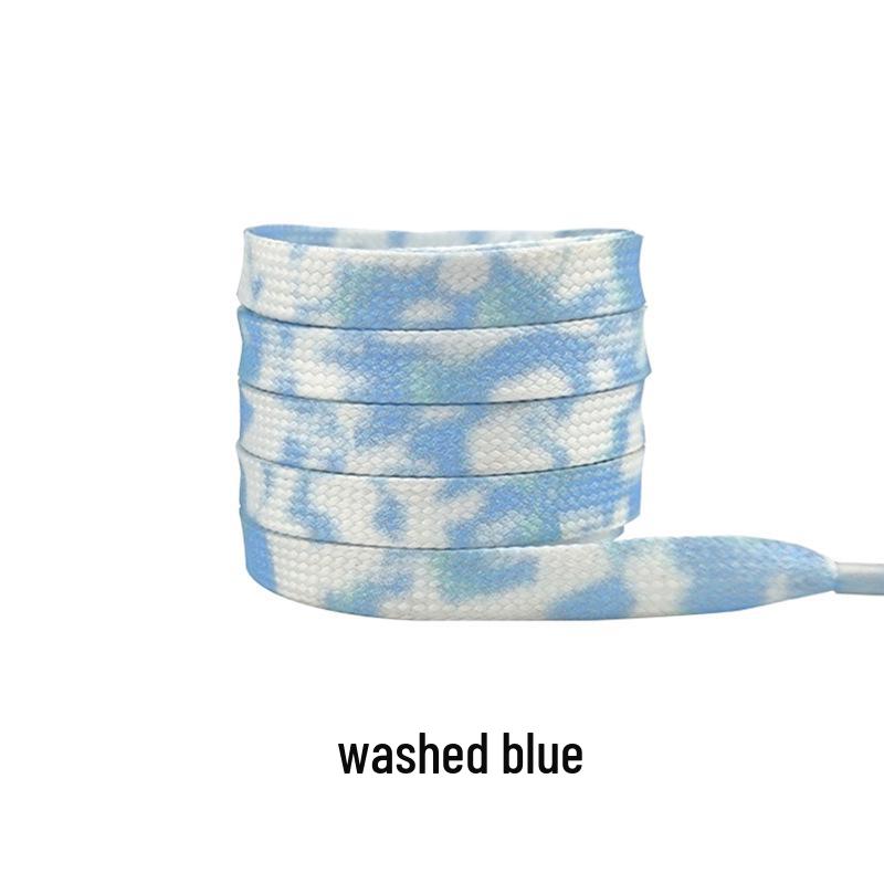 Tie-Dye Shoelaces for Board, Casual, Canvas Shoes, Sports, AJ, Air Force 1