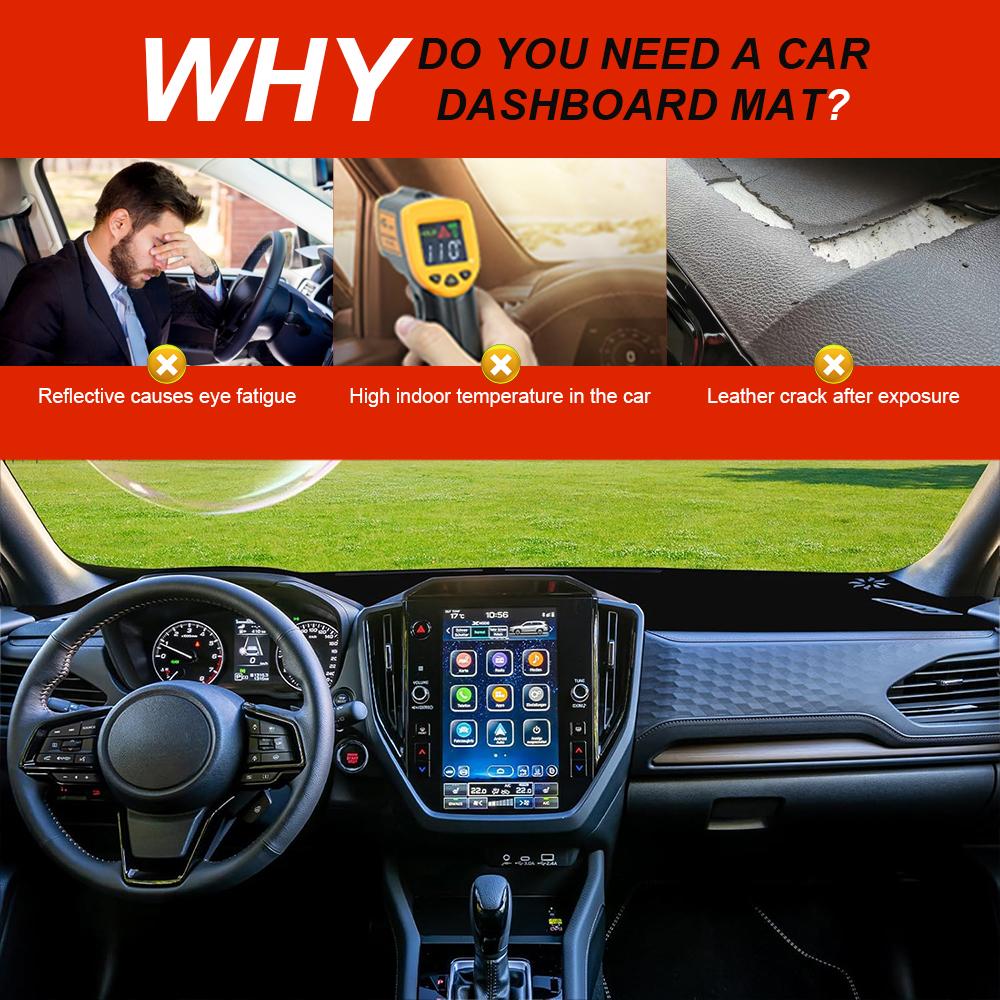 LHD For Subaru Forester 2025 2026 Car Dashboard Cover Mat Dash Board Sunshade Anti-UV Anti-Glare Pad Sun-proof Car Accessories