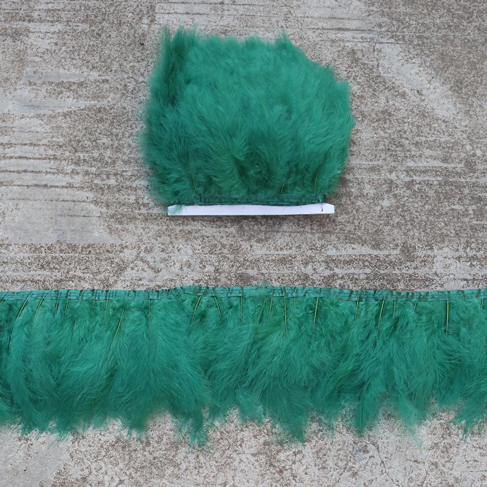 Turkey Feather Tip Tail Velvet Edge Colorful Diy Clothing Accessories