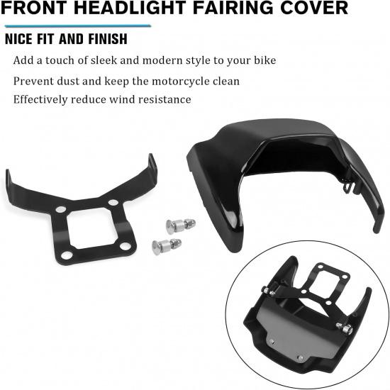 CHIFUN Motorcycle Headlight Fairing Cover Compatible with Harley Nightster 975 RH975 2022-2025, RH 975 Headlamp Cowl Protective Cover Accessories
