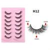 Seven Pairs of 5D Thick False Eyelashes, Natural Messy Eyelashes, Light and Unburdened, Self-grafted False Eyelashes
