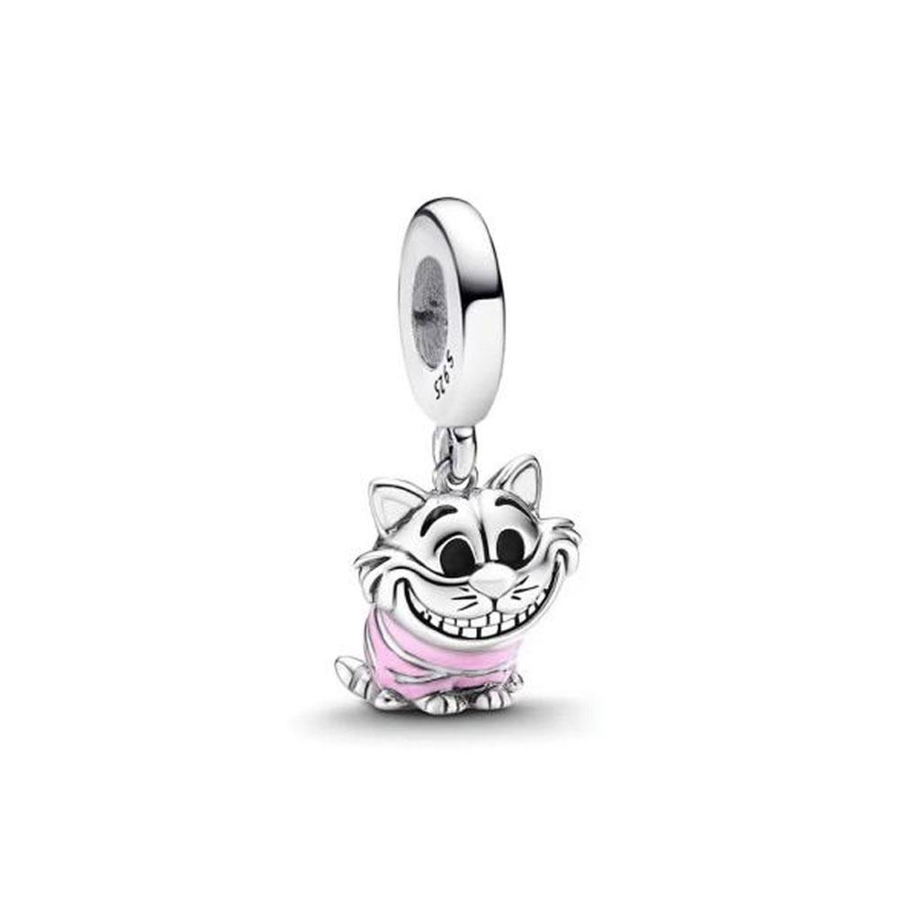Fashionable 925 Silver Cartoon Beads Compatible with European Bracelet Koala Rabbit Mouse Princess Anime Beads DIY Jewelry Gift