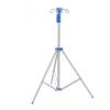 IV Pole Tripod Stand with 4 Hook Multifunctional Metal IV Pole Collapsible Stand IV Drip Bag Floor Stand for Travel Hospital 22mm