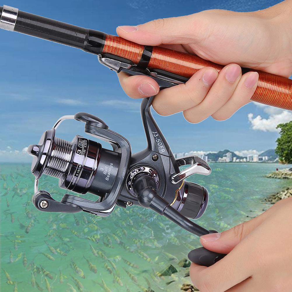 Durable Spinning Reel Front Rear Drag Fishing Wheel Tackle Accessory(50FR)