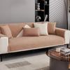 Gray Chenille Non-Slip Sofa Cushions and Backrests for All Seasons