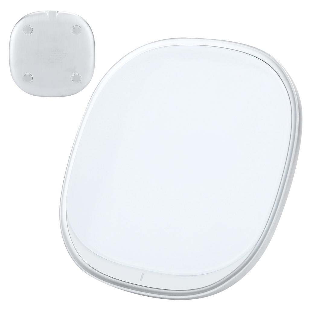15W Fast Wireless Charger TypeC QI Wireless Quick Charging Pad for Mobile Phones(White Wireless