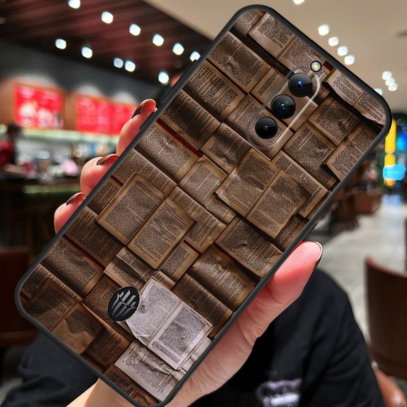 Book Lover Case For ZTE Nubia Red Magic 10S 10 8 9 8S 9S 11 Pro Plus 10 Air 5G 6R 6 7 6S 7S Pro Cover