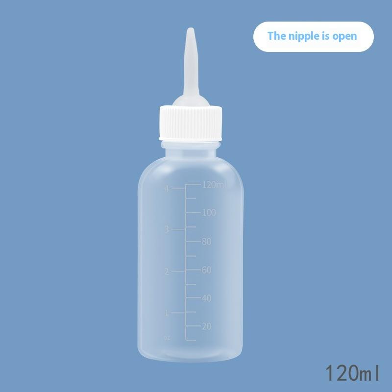 Pet Kitten Feeding Bottle Nipple Feeder Can Squeeze Liquid Milk Nursing Bottle For Born Dogs Puppies Rabbits Hamster Cat